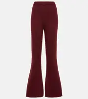 [Gabriela Hearst] Gabriela Hearst Niven cashmere and silk pants AU 14 red