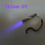 365nm LED 1.5V AAA Purple Light Mini Handy Ultraviolet Flashlight UV Torch