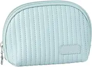 [ZLXHDL] Large Capacity Makeup Bag, Travel Makeup Bag, Portable PU Leather Cosmetics Bag for Lipstick, Blush and Eye Shadow (Light Blue)