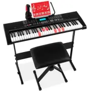 Best Choice Products 61-Key Beginners Complete Electronic Keyboard Piano Set ...