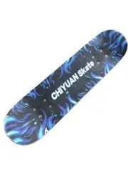 31'' 80CM Blue Fire Colourful Grip NEW Sealed Skateboard Professional Tyre Wh...