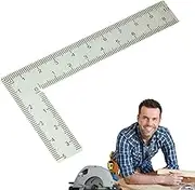 Right Angle Ruler, Carpenter's Square Stainless Steel Frame Tool | L-Shaped Ruler Measuring Instrument, Double-Sided High Precision Right Angle Ruler, Right Angle Ruler, Carpenter Square Frame Tool |