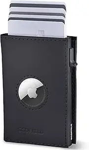 [SF SCOFIELD] Duality Airtag Wallet with Coin Compartment, Wallet for 8-9 Cards, Men's Wallet with RFID Protection, Slim Wallet, Smart Wallet, Card Case with Air Tag Compartment, Wallet