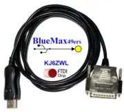 ProtoTRAK CNC DNC USB FTDI Cable Hardware Flow Control DB25 Female CNC-HW-25F