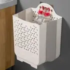 Foldable Clothes Storage Container Plastic Dirty Clothes Basket Dormitory