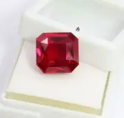 13.00 CTS NATURAL SQUARE RUBY CERTIFIED UNHEATED WITH STUNNING RED COLOR