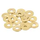28Pcs Brass Flat Washer, M6 6 x 18 x 1mm Fenders Washers Assortment