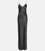 [Nili Lotan] Nili Lotan Silk slip dress AU 8 green