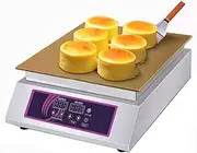 Commercial Electric Griddle,Commercial Souffle Machine,Muffin Pancake Dorayaki Souffle Machine,Nonstick Electric Waffle Maker Machine(Singlehead)