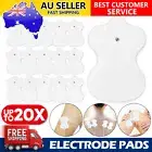 10/20X Tens Machine Replacement Electrode Pads Gel Self Adhesive Reusable NEW OZ