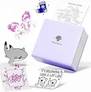 [Phomemo] M02 Mini Pocket Printer- Mini Bluetooth Portable Wireless Mobile Thermal Printer Compatible with Android iOS, Mutilfuction for Company Businesse, Work Plan, Meeting Notes