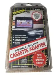 Mr. Bracket portable CD player cassette adapter Bass Booster VTG Car Home USA