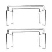 Hark Big Boss Gas Smoker Part (Cooking Grill Support Bracket) - Set of 2