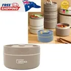 Dark Coffee 420ml Stainless Steel Thermal Lunch Container Portable