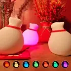 USB Rechargeable RGB Nursery Sleeping Lamp 3 Modes Warm Light Lamp