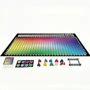 HUES and CUES – Colour Guessing Board Game for Families & Parties | Includes 2 Bonus Decks of Playing Cards | 3–10 Players, Ages 8+, 480 Colour Grid, Fun Educational Game
