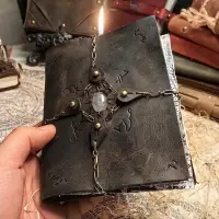 在飛比找蝦皮購物優惠-📓【✨限時免運】MagicSpells鎖魔之書主題魔法書復古