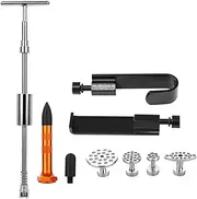 ABAGFKFNV Paintless Dent Repair Tools for Door and Fender Repair Car Edge Repair Door & Slide Hammers Tap Down Aluminum Tab Tools Automotive Sheet Metal Tools