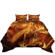 Fantasy Art Creature of Fire Coverlet