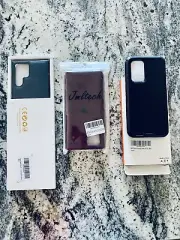 (3) Phone Cases, Samsung Galaxy A33 (w/glass), S22 Ultra, and unknown