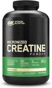 Optimum Nutrition Creatine Powder -120 Servings With Free & Fast Delivery