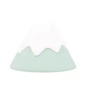 Supperstore Creative Bedroom Bedside Snow Mountain Lamp Touch LED Charging Atmosphere Lamp Eye Protection Night Light-Green