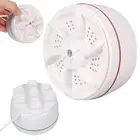 USB Mini Washing Machine Portable Ultrasonic Washing Machine with Blue Light.