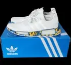 Adidas NMD_R1 White Camo Gold Blue Men's Size 11 Sneakers GX4466