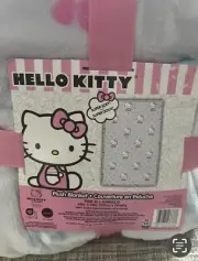 HELLO KITTY Blue Blanket (Twin XL) 60x96in NWT