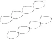 8pcs Portable Foldable Stainless Steel Skewers Flexible BBQ Sticks for Grilling Kabobs Vegetables and Roasting and Compact Design for Outdoor Use