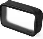 TSA Approved Travel Toiletry Bag Pouch, Matte Clear Travel Organizer Airport Car