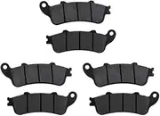 Accessories Motorcycle Front & Rear Brake Pads For HONDA VFR800 Interceptor CBR1100 CBR1100XX Blackbird ST1100 ST1300 GL1800 Goldwing Replace(3 pairs)