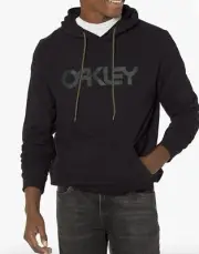 Oakley Men's B1B Po Hoodie 2.0 Hoody Pullover Hoodie Black/Core Camo XL New