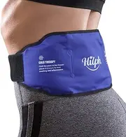 Hilph® Back Pain Cold Therapy Ice Pack for Lower Lumbar, Reusable Gel Pack with Adjustable Strap for Shoulder, Back, Knee, Arm and More -14.2" X 5.3"