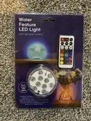 Glow Water Feature Ultra Bright Colour Changing LED Light With Remote Control