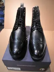SALE !!! Anthony Veer Grant Wingtip Black Boot US Size 11.5