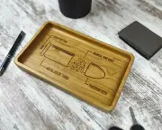 Anatomy of a Pew Catch-All Tray | 10x6” | Durable Valley Tray for Police, Milita