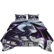 Evil Purple Dragon City Nemesis Coverlet