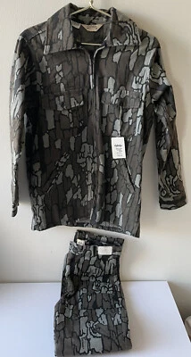 Vintage Cabelas Trebark Camo Set - Pants Jacket, Made USA, NEW w/ Tags, Sz Sm