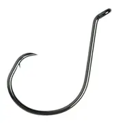 1 Box of Eagle Claw Lazer Sharp L7228BP Platinum Black Octopus Circle Hooks