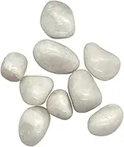 Tumbled Crystals, Pack of 12, White Agate, One Size