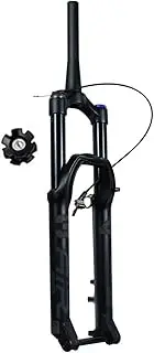 27.5 29 Inch Tour Bike Suspension Fork 1-1/2'' Tapered Mountain Bicycle Front Forks Shock Absorber Travel 160mm Barrel Shaft 15 * 100 Hand Wire Control