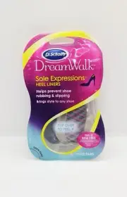 Dr Scholl Dreamwalk Sole Expression Heel Liners 3 Pairs