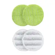 Efficient and Time Saving Cleaning with Reusable Microfiber Pads 4 Pack