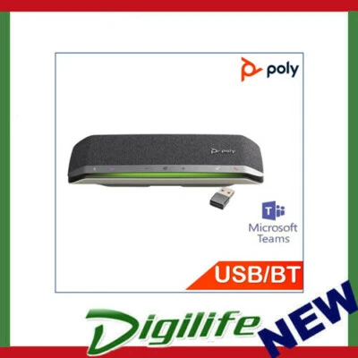 HP Poly Sync 40+ MS Teams, Bluetooth Speakerphone Inc BT600 Adapter