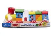 Melissa & Doug Disney Mickey Mouse and Friends Wooden Stacking Train (14 pcs)
