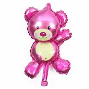 ASR PARTY Cute Bear Teddy Baby Foil Balloon girl boy Pink Birthday Party Decoration