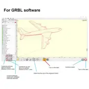 CNC Engraving Machine Control Board 3 Axes For GRBL 1.1F V3.4 USB Small.