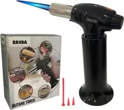 Bruda Cooking Butane Blow Torch, Gas Refill Kitchen Torch with Safety Lock, A...