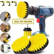 3pcs Power Scrubber Electric Drill Cleaning Drill Brush Cleaner Combo Tool Set